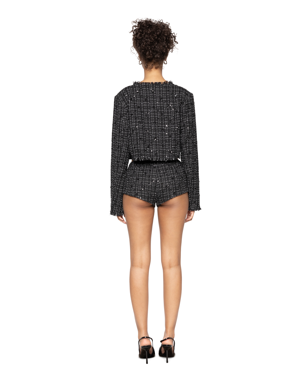 ASAP Tweed Jacket Black