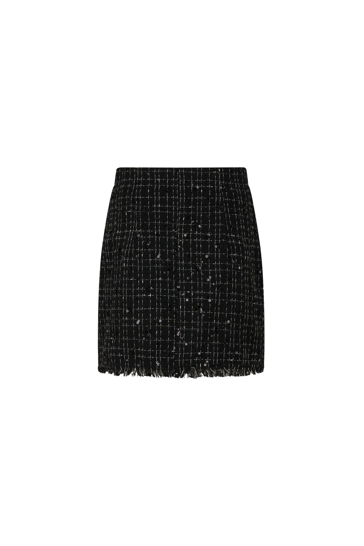 ASAP Tweed Skirt Black