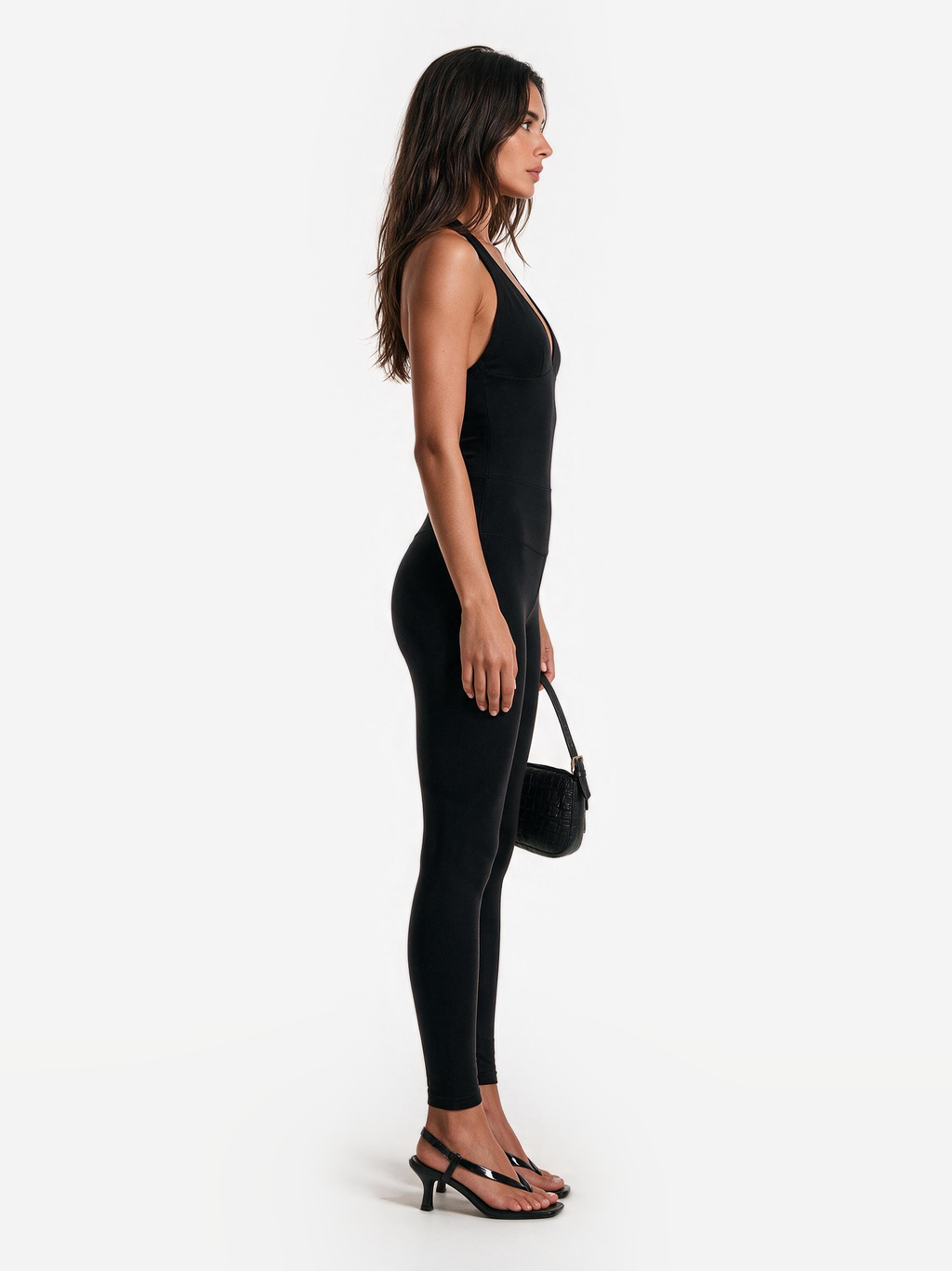 Second Skin Studio Halter Top Onyx