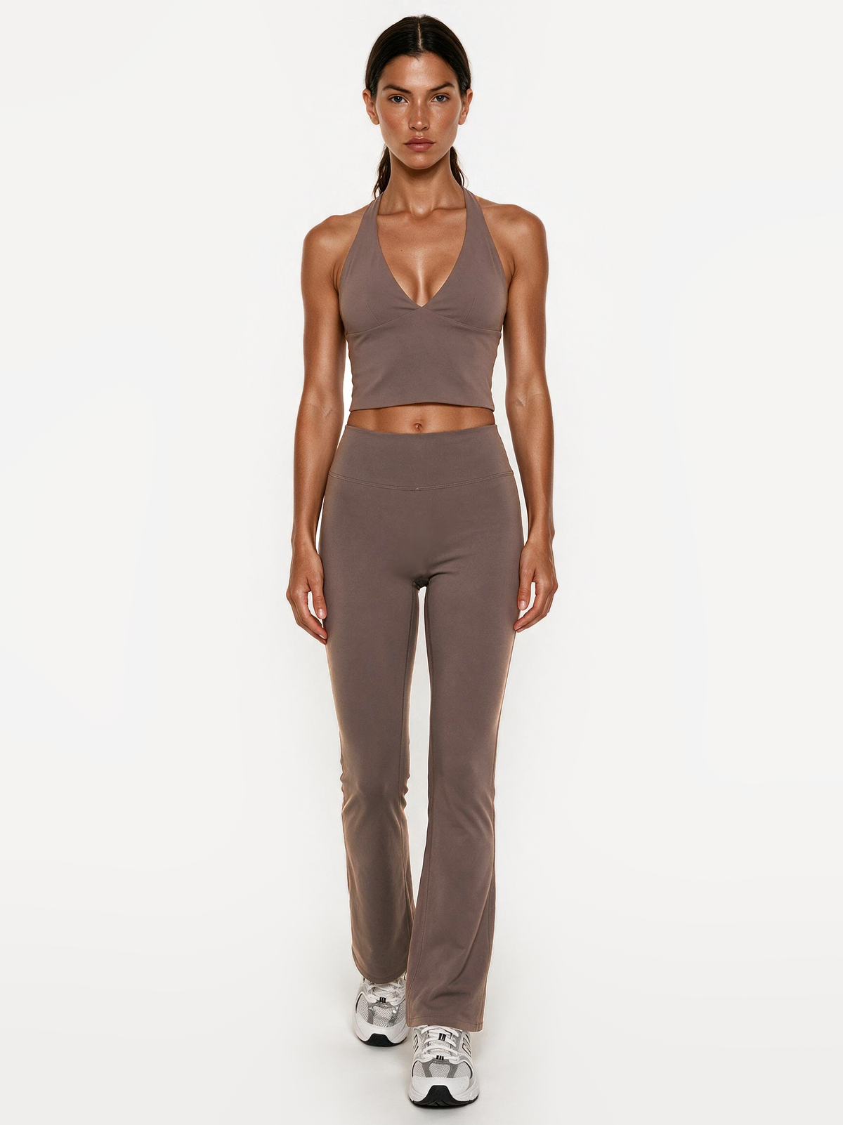 Second Skin Studio Halter Top Mushroom